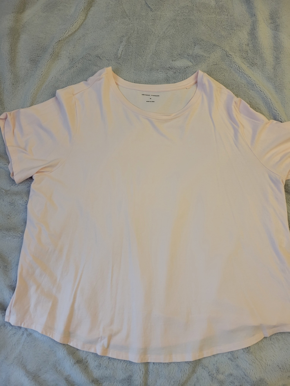 Light Pink Women’s Crew Neck Tee Rex Universal Standard